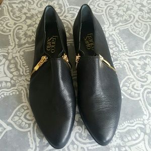 Pair of Franco Sarto slip ons.